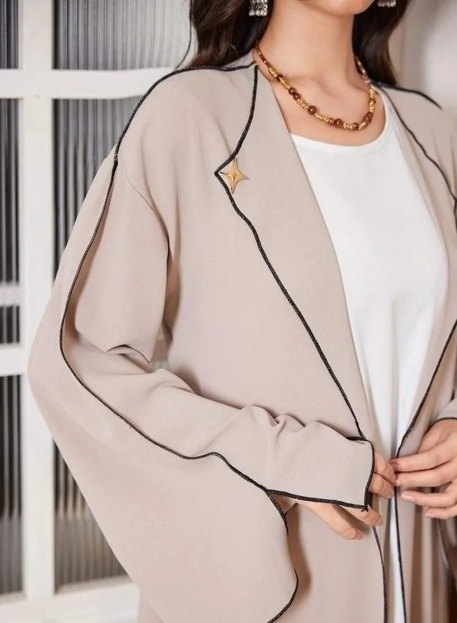 تايك تو عباية بحواف متباينة